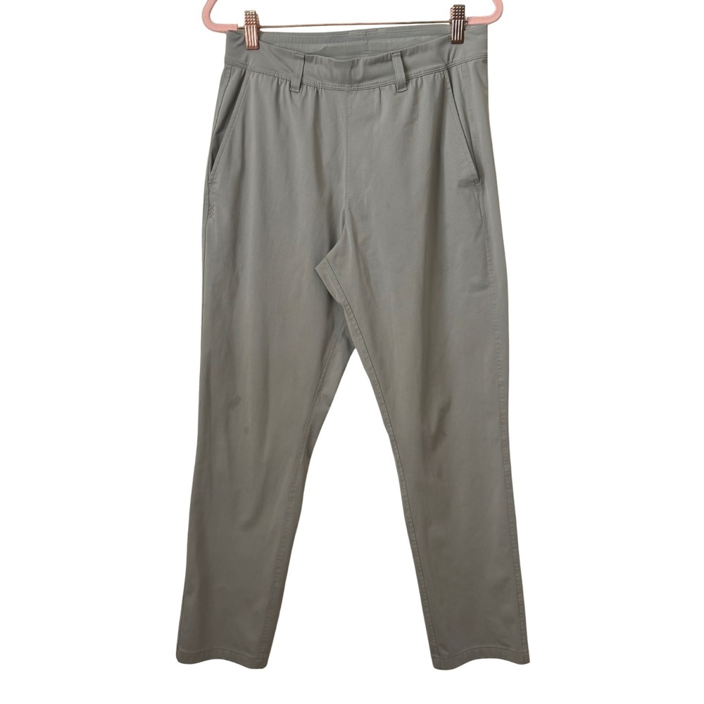 Rhone Pants Mens Small Sage Green Commuter Chino Technical Performance Stretch